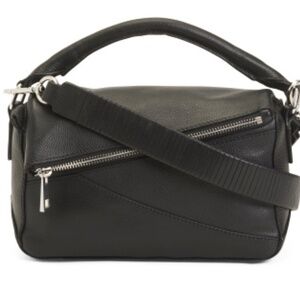 Walter Baker Jagger Black leather Crossbody bag